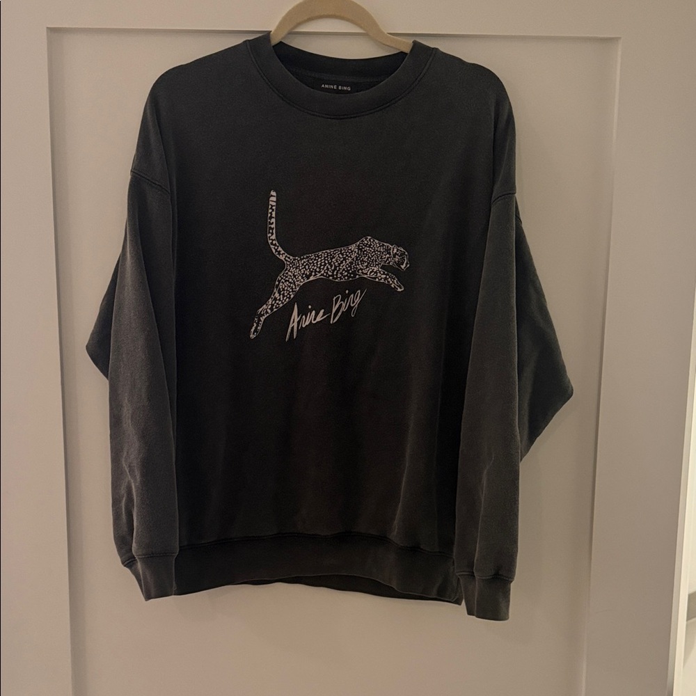 Anine Bing Charcoal Sweatshirt
